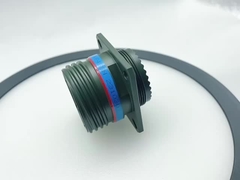 Connessione per contenitore D38999 Serie 3 Connessione Cadmio verde oliva