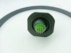 Ricettore di gomma per noci MIL-DTL-38999 Serie 3 7A PCB Tipo Mil 38999 Collegatori circolari