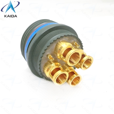 qualità  6 Contact Olive Green Cadmium Plug for Exceptional Durability and Reliability.D38999 Series Epoxy Potting.D38999/26WJ28SB-H.Solder Power Contacts fabbrica