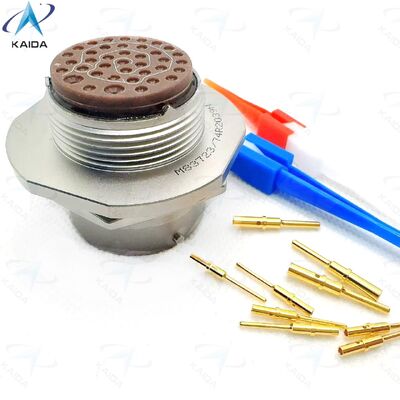 Qualità  MIL-DTL-83723, SERIES III CONNECTORS  WITH BAYONET COUPLING，M83723/74R2039N，Jam Nut Receptacle,  Shell Size 20 with Contact layout 20-39. fabbrica