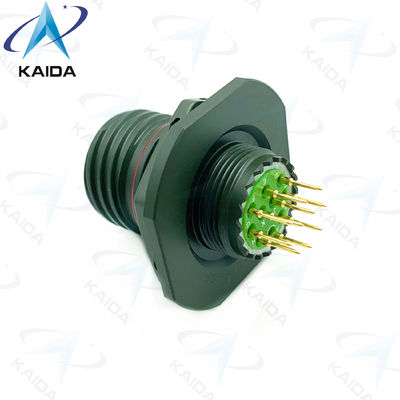 10 perni maschili Contenitore di noccioline per MIL-DTL-38999 Serie III. D38999/24WC98PCN.PCB tipo.Olive verde Cadmio