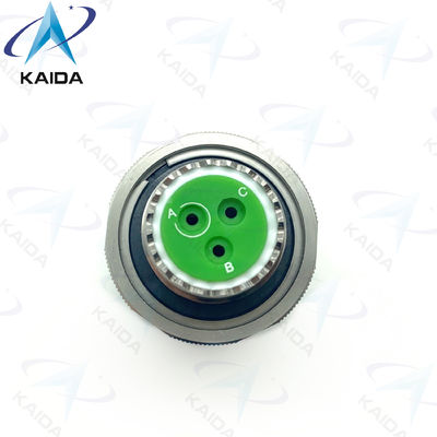 Connessione 3 di tipo maschile con contatti di pin in acciaio inossidabile MIL-DTL-38999 Serie III