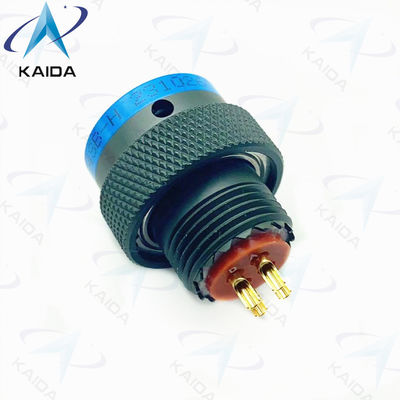 7.5A Mil Dtl 38999 Serie II 4 Pini femminili Verde d'oliva Cadmio D38999 Serie 2