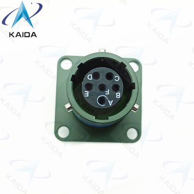 Connessione circolare D38999 Serie 1 Connessione per montaggio a parete con placcaggio dorato MIL-DTL-38999