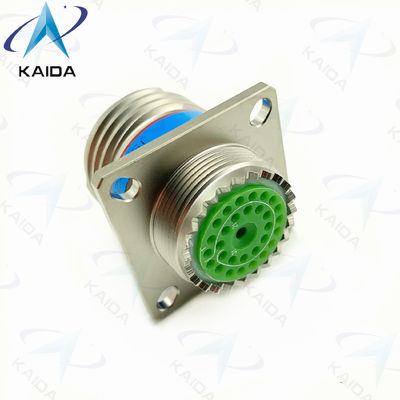 Ricettatore a flangia quadrata MIL-DTL-38999 Serie III con 500V di nichel senza elettro D38999/20FD31SA.8D Serie