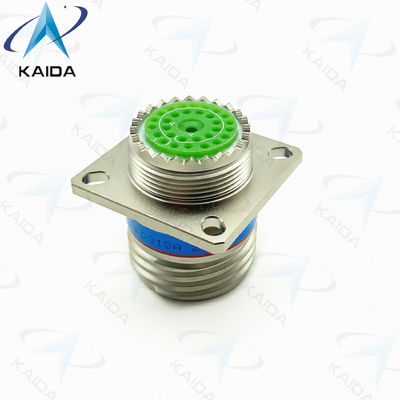 Ricettatore a flangia quadrata MIL-DTL-38999 Serie III con 500V di nichel senza elettro D38999/20FD31SA.8D Serie