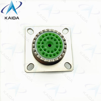 Ricettatore a flangia quadrata MIL-DTL-38999 Serie III con 500V di nichel senza elettro D38999/20FD31SA.8D Serie