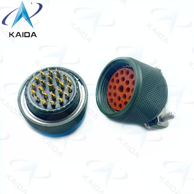 Collegamento diretto MIL-DTL-26482 Serie I con accessori di pinza per cavi MS3116F16-23S Verde oliva Cadmio 23 pin femminile