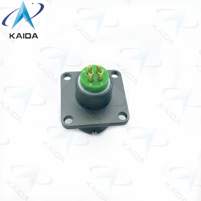 Dimensione della conchiglia 11 MIL-DTL-38999 Serie I -55°C a 125°C MS27496E11B04PA-H 4 Pini maschili Olivo Verde Cadmio Palting