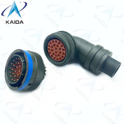 Terminazione del contatto con la saldatura di 90 gradi MIL-DTL-26482 Serie I PT08E16-26P Cadmio elettricamente conduttivo