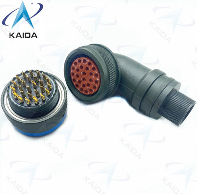 Terminazione del contatto con la saldatura di 90 gradi MIL-DTL-26482 Serie I PT08E16-26P Cadmio elettricamente conduttivo