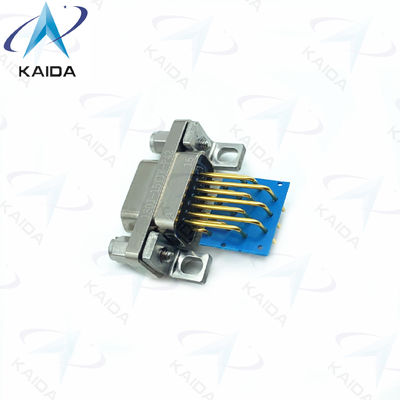 J30J-15TJWP Gold Over Nickel Contact Plating MDM Serie 15 Maschio Pini 90 gradi Contenitore