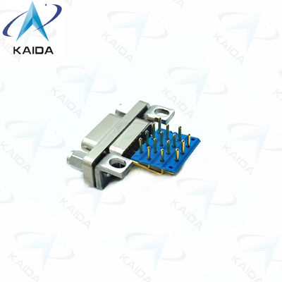 J30J-15TJWP Gold Over Nickel Contact Plating MDM Serie 15 Maschio Pini 90 gradi Contenitore