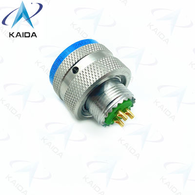 Acciaio inossidabile finitura di conchiglia passivata MIL-DTL-38999 Serie I Conchiglia dimensione 13 MS27467T13E03PN-H 3 pin maschili