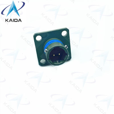 Nuca di accoppiamento in lega di alluminio MIL-DTL-26482 Serie I connettore in miniatura MS3112E08-02PNB Cadmio verde oliva