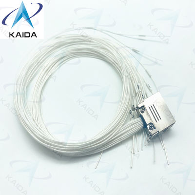 J14F-27TJ connettore di spina dorata con terminale di saldatura 3A a filo di 60 cm e contatti femminili