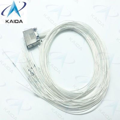 J14F-27TJ connettore di spina dorata con terminale di saldatura 3A a filo di 60 cm e contatti femminili