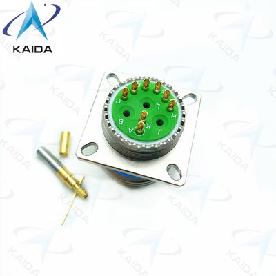 Connettore a contatto a filo in oro MIL-DTL-38999 Serie 3 Receptacle 7A Current Rating.D38999/20FE11BN-H