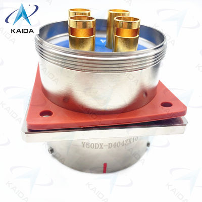 Y50DX Ricettore elettrico circolare in alluminio 3 Contatti Temperatura di funzionamento da -55°C a 125°C.Y50DX-D404ZK10