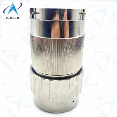 Connettore elettrico circolare della serie Y50DX in alluminio, nickel senza elettro, 4 contatti.Y50DX-D404TJ2