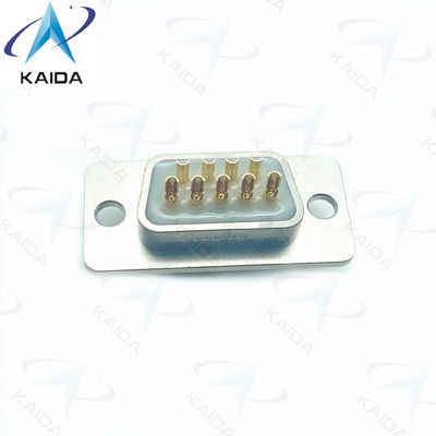 500V MIL-DTL-83513 Aluminium Micro D Receptacle Connector 500 Cicli di accoppiamento Contatti in lega di rame.DEM-9S-S3KLE
