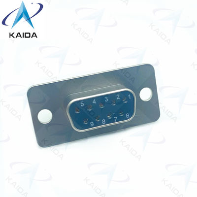 500V MIL-DTL-83513 Aluminium Micro D Receptacle Connector 500 Cicli di accoppiamento Contatti in lega di rame.DEM-9S-S3KLE