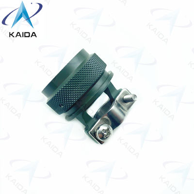 Connettore di cadmio verde oliva rettilineo nella serie M85049 di chiusura automatica M85049/38S15W