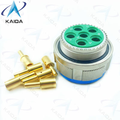 Collegamento a filo in lega di rame oro MIL-DTL-38999 serie 3 connettore con tensione nominale 500V.D38999/26FH06PN.8D serie.