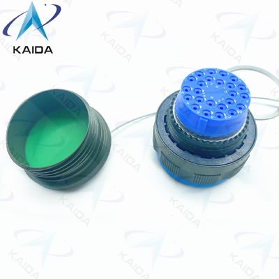 1000 cicli di accoppiamento connettori a fibra ottica mono-modo connettori a compressione montati su pannelli lucidati.J599A8/26WH24N.8D