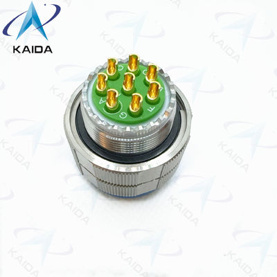 Accoppiamento a filo MIL-DTL-38999 Serie III..D38999/26KD48SN-H. Acciaio inossidabile passivato. Contatti per coppe di saldatura. Serie 8D.