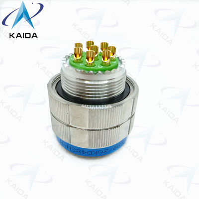 Accoppiamento a filo MIL-DTL-38999 Serie III..D38999/26KD48SN-H. Acciaio inossidabile passivato. Contatti per coppe di saldatura. Serie 8D.