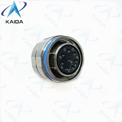 Accoppiamento a filo MIL-DTL-38999 Serie III..D38999/26KD48SN-H. Acciaio inossidabile passivato. Contatti per coppe di saldatura. Serie 8D.