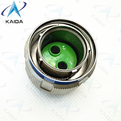 MILDTL-38999 2 Contatti Twinax a filo / nichel inelettro / contatto in oro Finitura connettore militare D38999/26FE82PN