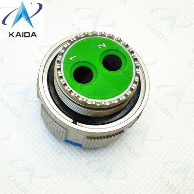 MILDTL-38999 2 Contatti Twinax a filo / nichel inelettro / contatto in oro Finitura connettore militare D38999/26FE82PN