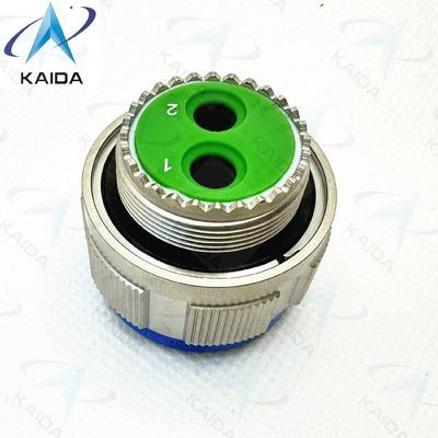 MILDTL-38999 2 Contatti Twinax a filo / nichel inelettro / contatto in oro Finitura connettore militare D38999/26FE82PN