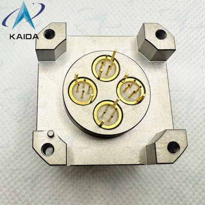 Endurance 500 Cycles Nickel senza elettro per ambienti a temperatura estrema.Customized Quadrax PCB Contact Receptacle