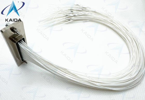Connettori rettangolari da 500V con tensione nominale in oro su nichel per connessione durevole J30J-100TJK-Q.100 Pini femminili