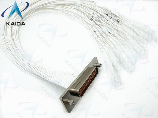 Connettori rettangolari da 500V con tensione nominale in oro su nichel per connessione durevole J30J-100TJK-Q.100 Pini femminili