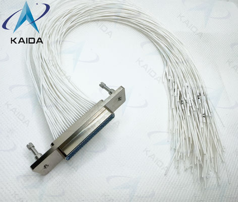 500 cicli di accoppiamento connettori rettangolari con rivestimento in oro su nickel.J30J-100ZKP-Q.100 Pini maschili