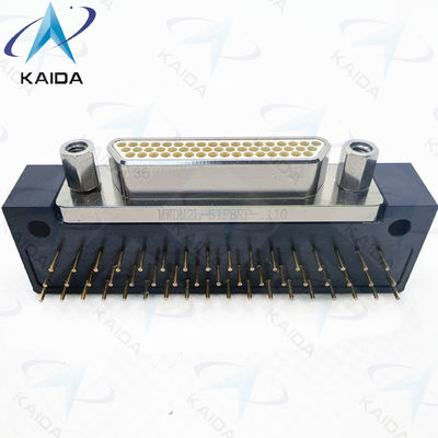 MIL-DTL-83513 51 Contatto con connettori micro D ad angolo destro -55 a 125.C.MWDM2L-51PBRP-110
