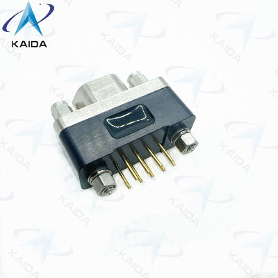 Verticale MIL-DTL-83513 Socket rettangolare Micro D PCB Connector Gold Over Nickel Contact Plating GMR7580-9S2BPN