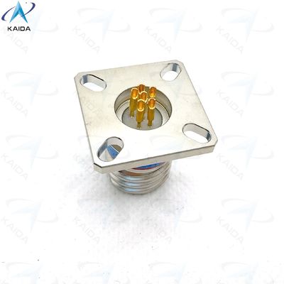 Conchiglia di nichel senza elettro 7 A MIL-DTL-38999 Serie III Recetto di montaggio a scatola ermetica D38999/21NA35PN