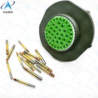 Tipo di contatto di crimp MIL-DTL-38999 Serie I Per applicazioni di tensione nominale 500V JY27468T25B43SN Ricevitore di marmellata di cadmio verde oliva