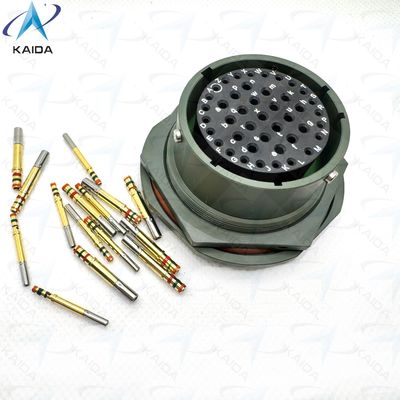 Tipo di contatto di crimp MIL-DTL-38999 Serie I Per applicazioni di tensione nominale 500V JY27468T25B43SN Ricevitore di marmellata di cadmio verde oliva