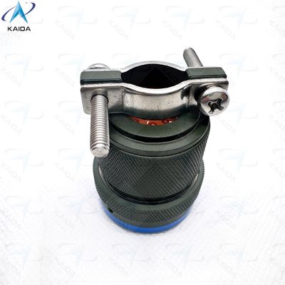 Connettore in miniatura con finitura a conchiglia di cadmio verde-oliva MIL-DTL-26482 Serie I per uso militare e aerospaziale MS3116F18-32PN.