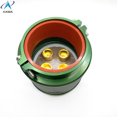 4 contatti Collegamento con pinza retta Conchiglia posteriore Resiste a condizioni estreme da -55C a 125C Collegatore ad alta corrente Y50DX-3204TJ2P1 Zinco
