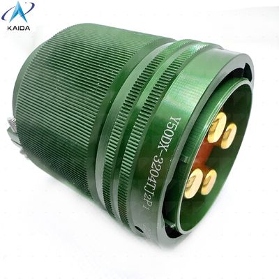 4 contatti Collegamento con pinza retta Conchiglia posteriore Resiste a condizioni estreme da -55C a 125C Collegatore ad alta corrente Y50DX-3204TJ2P1 Zinco