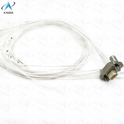 Genere connettori in microminiatura Micro-D metallo con materiale di contatto in lega di rame è abbinato con il recipiente sinterizzato in vetro J30JB-9TJ