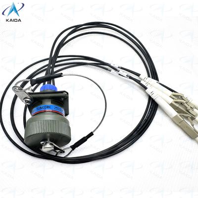 Connettori a fibra ottica montati su pannello con connettore femminile per il montaggio del connettore a fibra ottica a fascio esteso J599E8/20MWC04N