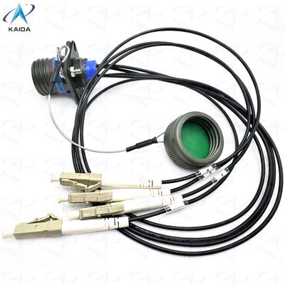 Connettori a fibra ottica montati su pannello con connettore femminile per il montaggio del connettore a fibra ottica a fascio esteso J599E8/20MWC04N
